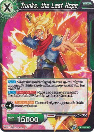 Trunks, the Last Hope (DB3-051) [Giant Force] - POKÉ JEUX