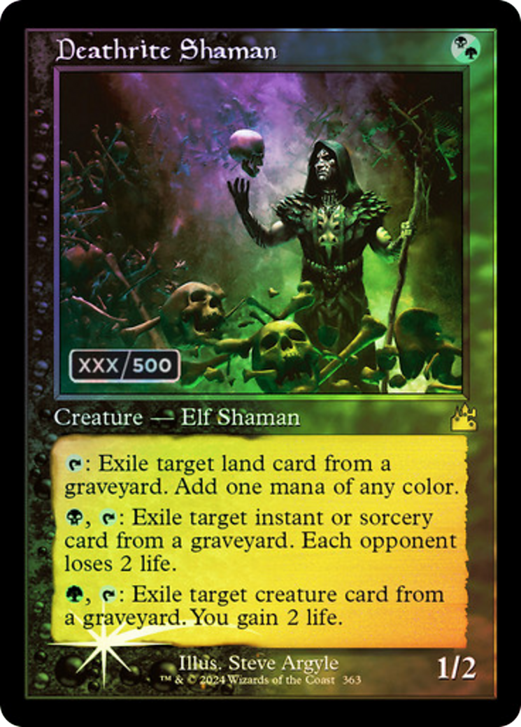 Deathrite Shaman (Retro) (Serialized) [Ravnica Remastered]