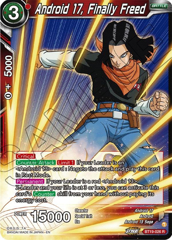 Android 17, Finally Freed (BT19-026) [Fighter's Ambition] - POKÉ JEUX