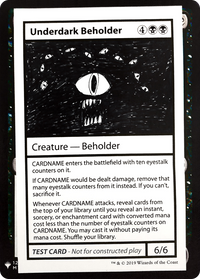 Underdark Beholder [Mystery Booster Playtest Cards]