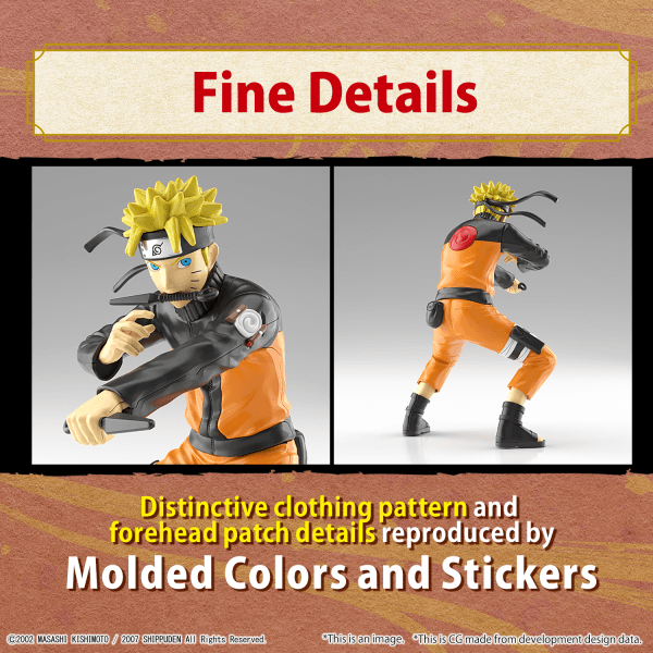 Entry Grade Uzumaki Naruto (3L) Model Kit - POKÉ JEUX