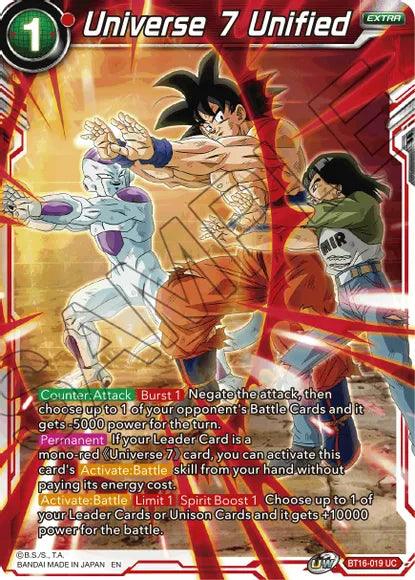 Universe 7 Unified (BT16-019) [Realm of the Gods] - POKÉ JEUX