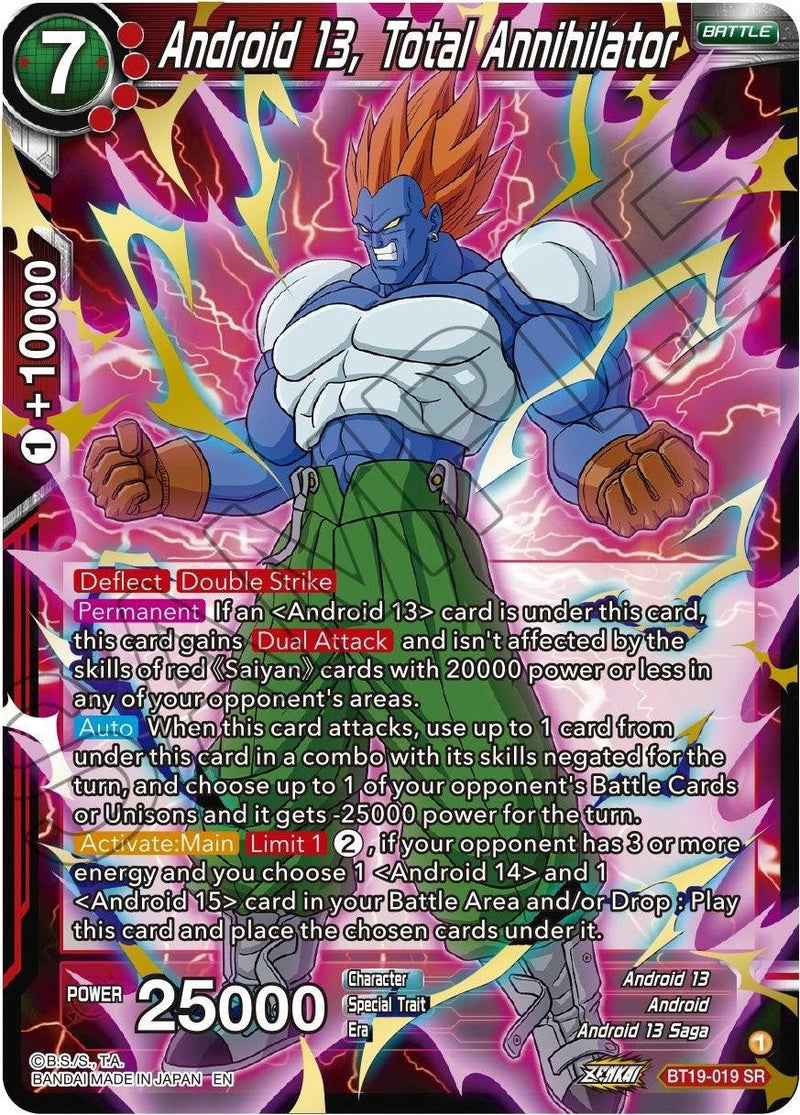 Android 13, Total Annihilator (BT19-019) [Fighter's Ambition] - POKÉ JEUX