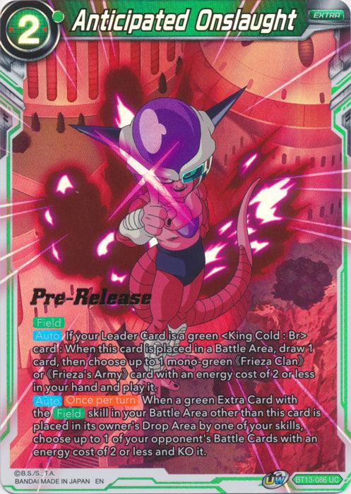 Anticipated Onslaught (BT13-086) [Supreme Rivalry Prerelease Promos] - POKÉ JEUX