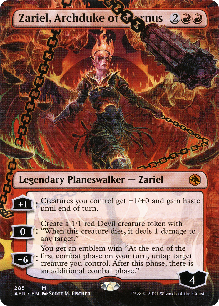 Zariel, Archduke of Avernus (Borderless) [Dungeons & Dragons: Adventures in the Forgotten Realms]