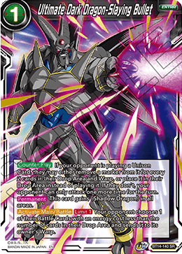 Ultimate Dark Dragon-Slaying Bullet (BT14-140) [Cross Spirits] - POKÉ JEUX