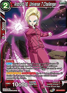 Android 18, Universe 7 Challenger (BT14-013) [Cross Spirits] - POKÉ JEUX