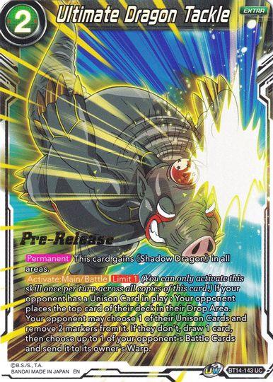 Ultimate Dragon Tackle (BT14-143) [Cross Spirits Prerelease Promos] - POKÉ JEUX