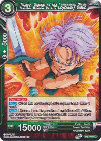 Trunks, Wielder of the Legendary Blade (DB3-061) [Giant Force] - POKÉ JEUX