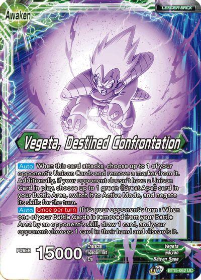 Vegeta // Vegeta, Destined Confrontation (BT15-062) [Saiyan Showdown] - POKÉ JEUX