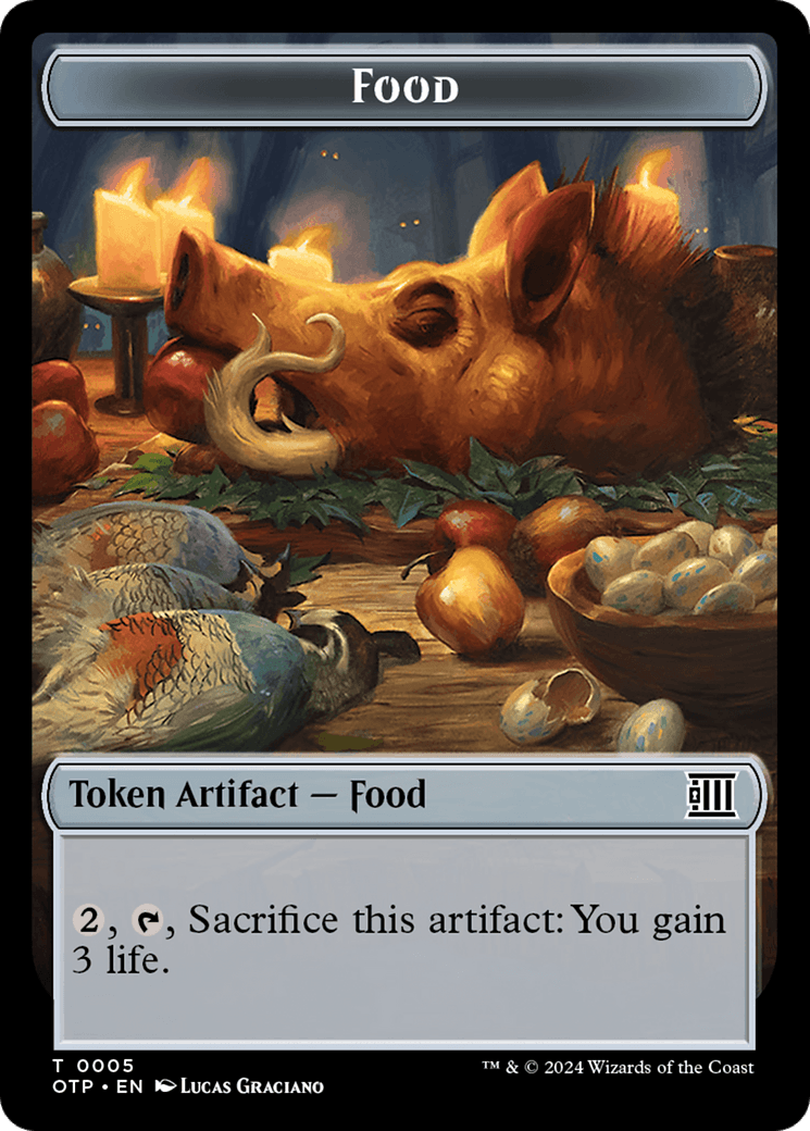 Food Token [Outlaws of Thunder Junction: Breaking News Tokens] - POKÉ JEUX