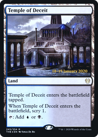 Temple of Deceit [Theros Beyond Death Prerelease Promos]