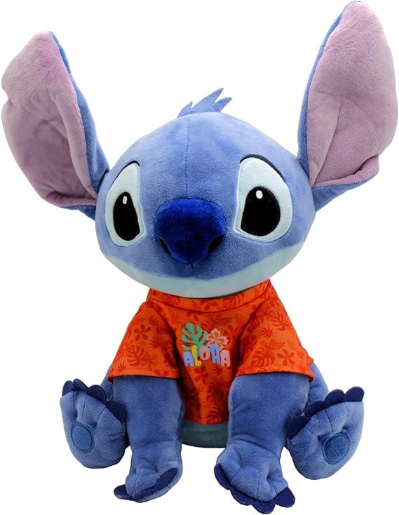 Disney Plush Lilo & Stitch Hawaiian Medium Plush - with a shirt - POKÉ JEUX