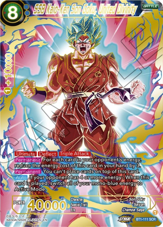 SSB Kaio-Ken Son Goku, United Divinity (BT1-111) [Dawn of the Z-Legends] - POKÉ JEUX