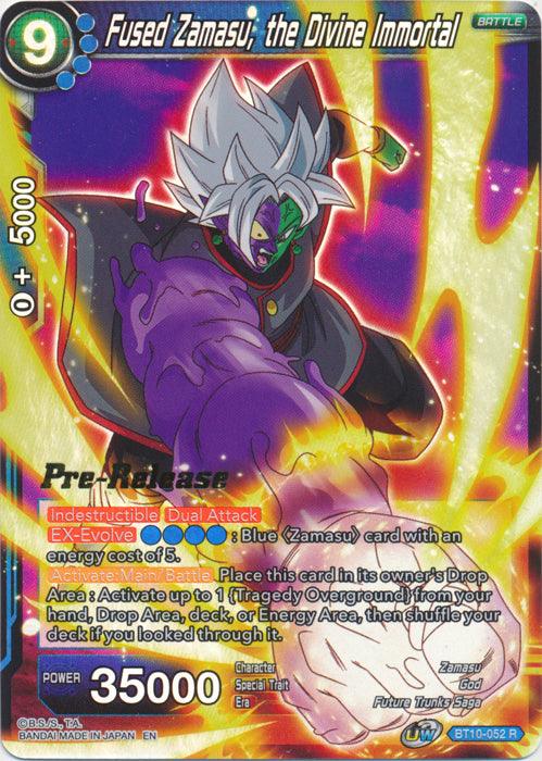 Fused Zamasu, the Divine Immortal (BT10-052) [Rise of the Unison Warrior Prerelease Promos] - POKÉ JEUX