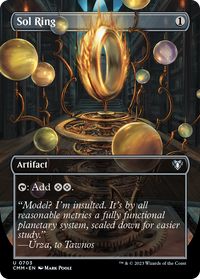 Sol Ring (Borderless Alternate Art) [Commander Masters]