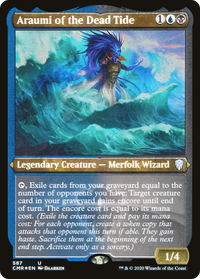 Araumi of the Dead Tide (Etched) [Commander Legends]