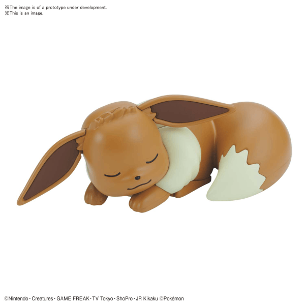 Pokemon Model Kit Quick!! 7 Eevee (Sleeping Pose) - POKÉ JEUX