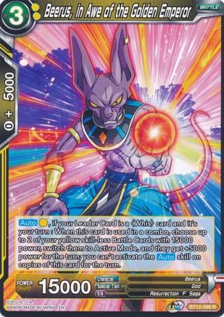 Beerus, in Awe of the Golden Emperor (BT12-098) [Vicious Rejuvenation] - POKÉ JEUX