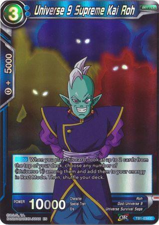 Universe 9 Supreme Kai Roh (Reprint) (TB1-034) [Battle Evolution Booster] - POKÉ JEUX