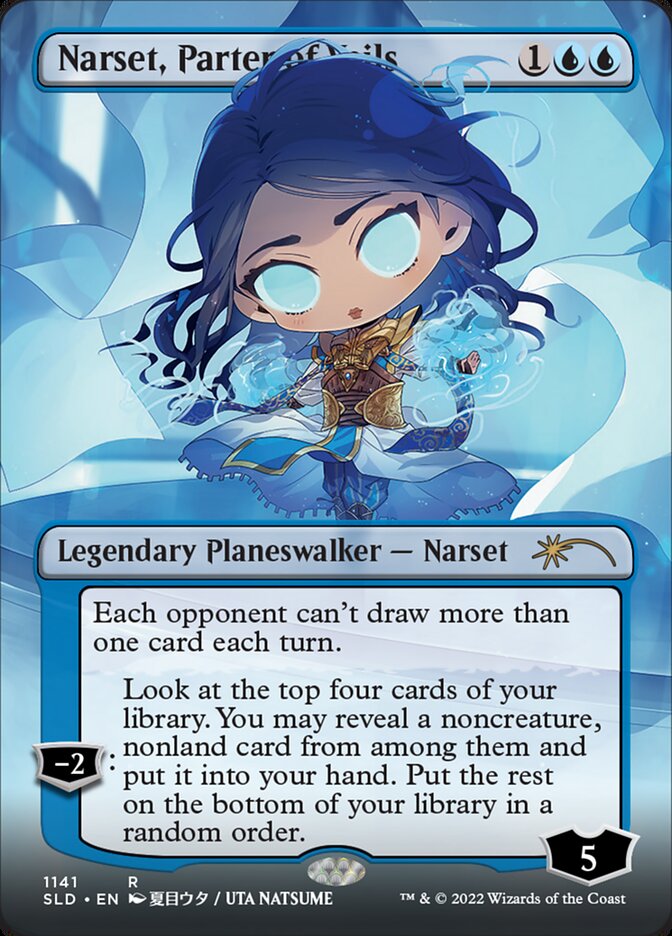 Narset, Parter of Veils (Borderless) [Secret Lair Drop Series]