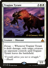 Trapjaw Tyrant [Rivals of Ixalan Prerelease Promos]