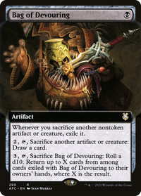 Bag of Devouring (Extended Art) [Dungeons & Dragons: Adventures in the Forgotten Realms Commander]