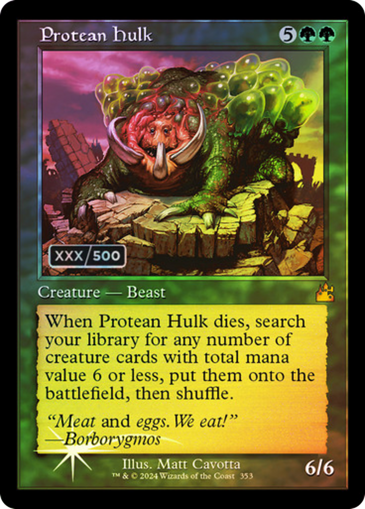 Protean Hulk (Retro) (Serialized) [Ravnica Remastered]