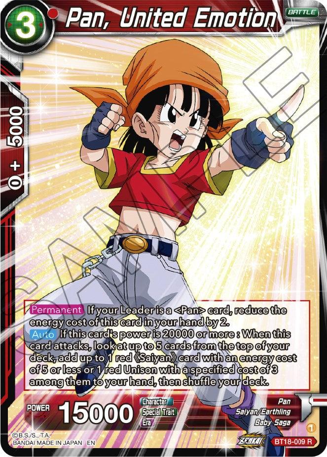 Pan, United Emotion (BT18-009) [Dawn of the Z-Legends] - POKÉ JEUX