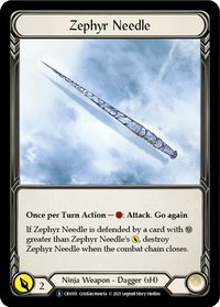 Zephyr Needle [U-CRU051] (Crucible of War Unlimited) Unlimited Rainbow Foil - POKÉ JEUX