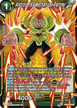 Android 16, Mechanical Partner (Rare) (BT13-113) [Supreme Rivalry] - POKÉ JEUX