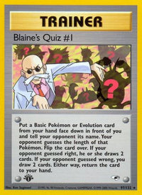 Blaine's Quiz #1 (97/132) [Gym Heroes Unlimited]