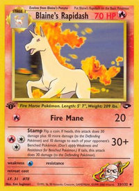 Blaine's Rapidash (33/132) [Gym Challenge Unlimited]