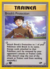 Brock's Protection (101/132) [Gym Challenge Unlimited]