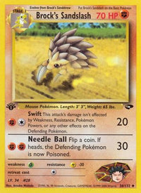 Brock's Sandslash (36/132) [Gym Challenge Unlimited]