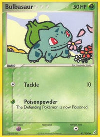 Bulbasaur (45/100) (Stamped) [EX: Crystal Guardians]