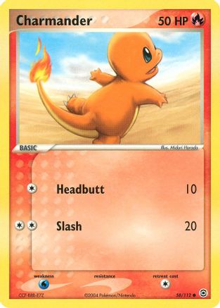 Charmander (58/112) [EX: FireRed & LeafGreen]