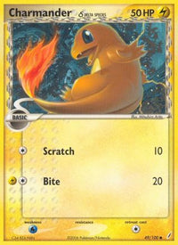 Charmander (49/100) (Delta Species) (Stamped) [EX: Crystal Guardians]