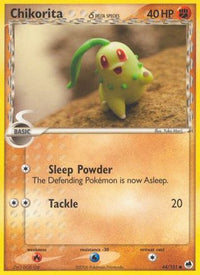 Chikorita (44/101) (Delta Species) (Stamped) [EX: Dragon Frontiers]