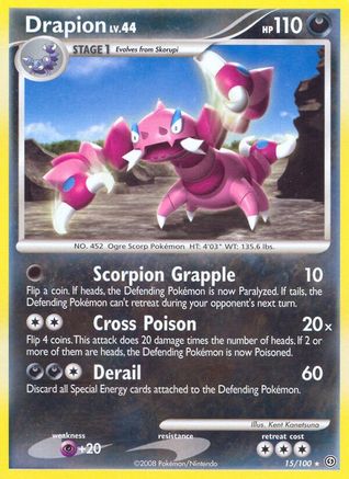 Drapion (15/100) [Diamond & Pearl: Stormfront]