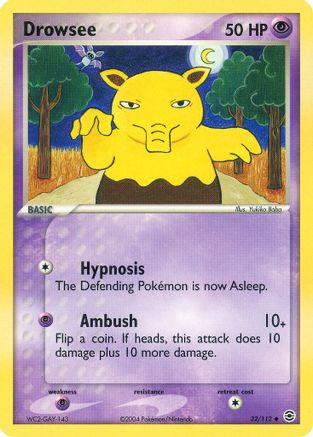 Drowzee (32/112) [EX: FireRed & LeafGreen]