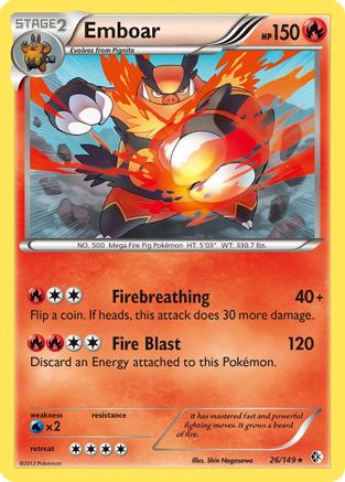 Emboar (26/149) [Black & White: Boundaries Crossed]