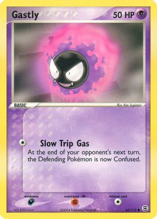 Gastly (63/112) [EX: FireRed & LeafGreen]