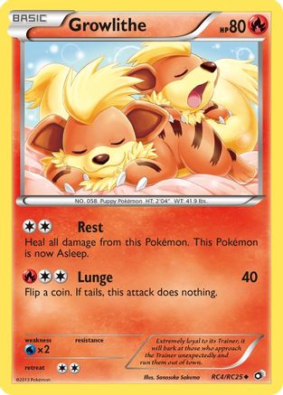 Growlithe (RC4/RC25) [Black & White: Legendary Treasures]