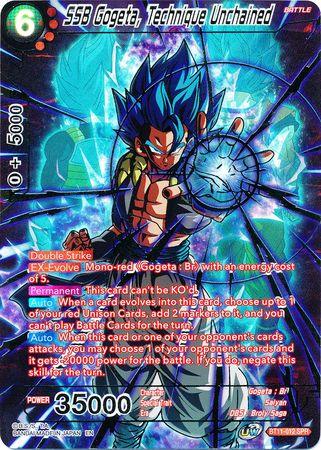 SSB Gogeta, Technique Unchained (SPR) (BT11-012) [Vermilion Bloodline] - POKÉ JEUX