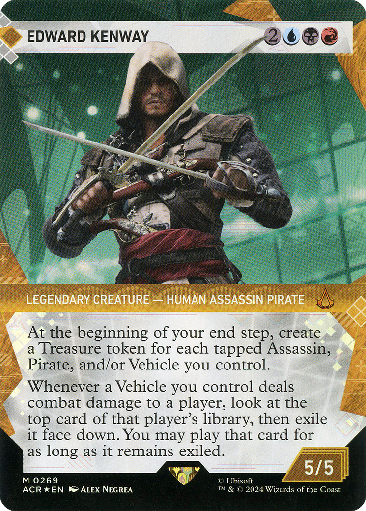 Edward Kenway (Showcase) (Textured Foil) [Assassin's Creed]