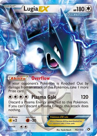 Lugia EX (102/113) [Black & White: Legendary Treasures]