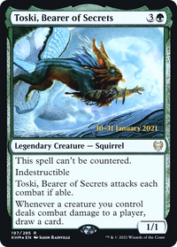 Toski, Bearer of Secrets [Kaldheim Prerelease Promos]