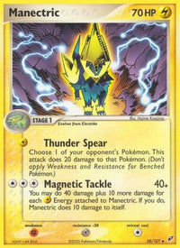 Manectric (38/107) (Stamped) [EX: Deoxys]