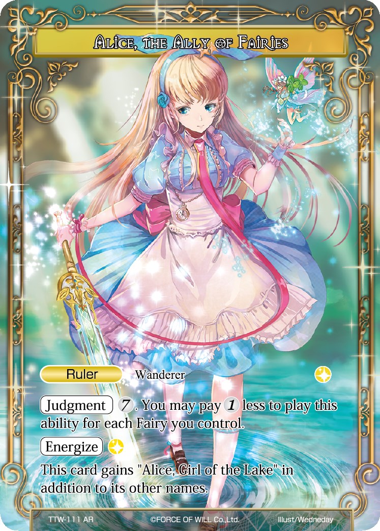 Alice, the Ally of Fairies // Alice, Paladin of Unwavering Hope (TTW-111 AR) [Promo Cards]